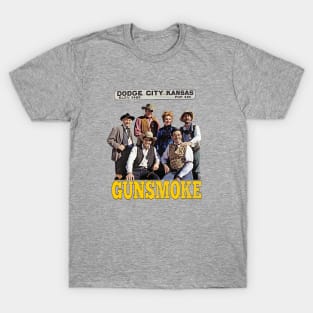 Gunsmoke - Group - 50s/60s Tv Western T-Shirt